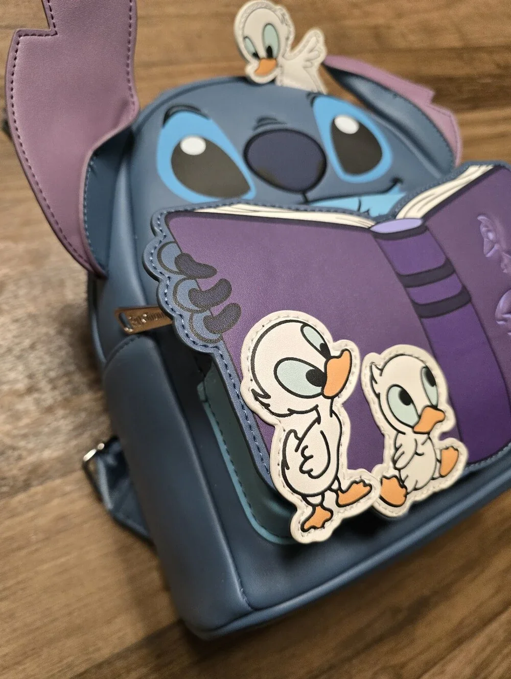 Nwt! Loungefly Disney Lilo And Stitch Story Time Duckies Mini Backpack